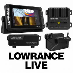 LOWRANCE  ACTIVE TARGET 2 + Elite FS 9  LIVE