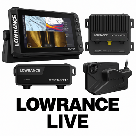 LOWRANCE  ACTIVE TARGET 2 + Elite FS 9  LIVE