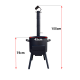 Kazan Uzbecki Grill polowy piec kuchnia polowa 12L