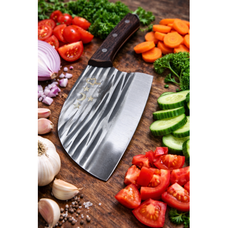 Nóż Uzbecki Tasak Ręczna robota Stal 65G