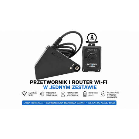 Echosonda LIVE Accuphy Ping Live Mini obrazowanie na żywo